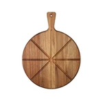 Dexas Acacia Wood Pizza Cutting Board, 14-INCH Round Paddle With Built-.... Fixed Price $38.71.