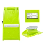 Smart Home Adjustable Mandolin Food Slicer Grater Green. Fixed Price $14.99.
