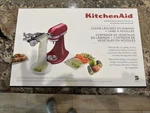 Kitchenaid Vegetable Sheet Cutter Attachment With Noodle Blade. Fixed Price $99.00.