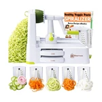 Brieftons 5-BLADE Vegetable Spiralizer: Best Zucchini Slicer & Veggie .... Fixed Price $42.99.