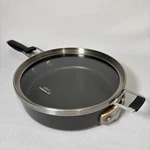 Calphalon 3 Quart Nonstick Frying Pan Dishwasher Safe Glass Lid Rubber Handle. Fixed Price $34.99.