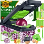 Vegetable Chopper 12 In Multi Kitchen Dicer Slicer Cutter Grater Tool. Fixed Price $26.49.