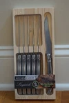Laguiole Kitchen Expert 6 Piece Stainless Steel Steak Knife Set. Fixed Price $65.00.
