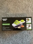 New Sharper Image Adjustable Mandoline Slicer Stainless Steel 3 1 Box. Fixed Price $12.98.