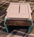 Dial-o-matic Food Cutter Vintage 1 Blade Made Usa Ronco Popiel Slicer Blue. Fixed Price $17.99.