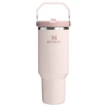 Stanley 40OZ Iceflow Flip Straw Tumbler Rose Quartz Stainless Steel Cup. Fixed Price $59.99.