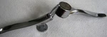 Garlic Press Crusher Mincer Chopper Ginger Shiny Metal Tool + Plastic Cleaner. Fixed Price $13.40.