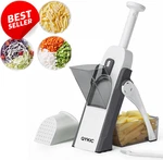 Safe Mandoline Slicer Adjustable Thickness Veggie Chopper Upright Cutter Gray -. Fixed Price $55.00.