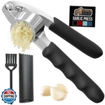 Gorilla Grip Garlic Press And Peel Set, Heavy Duty Mincer Tool,. Fixed Price $43.99.