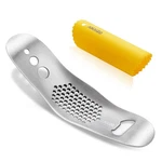Garlic Press Rocker & Silicone Peeler, Stainless Steel Mincer, Herb St.... Fixed Price $15.22.