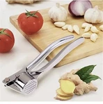 Stainless Steel Ginger Garlic Press Crusher Mincer Chopper Squeezer Kitchen Tool. Fixed Price $6.99.