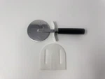 Pampered Chef Pizza Cutter Stainless Steel Wheel Guard & Cover. Fixed Price $8.99.