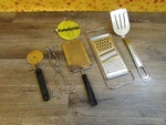 Ekco Vtg Kitchen Utensils Choice Of: Grater, Tongs, Pizza Cutter, Zester. Fixed Price $12.99.