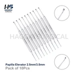 Papilla Elevator 2.5MM 3.5MM Set 10PCS Stainless Steel Precision Tools. Fixed Price $40.00.