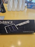 Vintage Cheese Cutter Robinson Stainless Steel Acrylic Handle Slicer Box. Fixed Price $20.00.