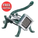 Commercial Kitchen Slicer 1/4" Cast Iron French Fry Potato Manual Press Cutter. Fixed Price $58.27.
