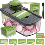 Ourokhome Mandolin Slicer For Kitchen Food, Hand Safe Vegetable Shredder With 6. Fixed Price $28.33.