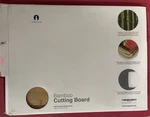 Large Bamboo Cutting Board- Indigo True. Fixed Price $30.00.