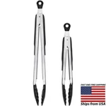 Oxo Good Grips 9"-12" Kitchen Tongs With Stainless Steel Body And Nylon Heads. Fixed Price $17.35.