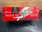 Vintage Ekco Miracle French Fry Cutter Handle Stainless Steel With Box. Fixed Price $20.00.