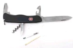 Victorinox De-gm 9305297 Swiss Army Black Knife Multi-tool Nice Complete. Fixed Price $39.99.