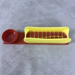 Hot Dog Slicer W/ Condiment Cup Set Bite Size Cutter. Fixed Price $8.00.