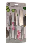 Core Kitchen Stainless Steel Knives Perfect Precision & Sheaths #AC29922. Fixed Price $14.99.