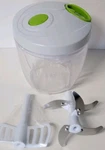 Manual Food Processor Vegetable Chopper With Easy Pull Hand String For Fruits. Fixed Price $15.99.