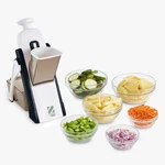 Zakarian By Dash Safe Slice Mandoline - Features Thickness Adjuster Stainless. Fixed Price $59.53.