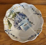 The Spring Shop Set Of 4 Cereal Salad Bowls Floral Scallopped 7" Dia New. Fixed Price $11.99.