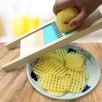 Potato Chips Slicer Cutter Waffle Grid French Fries Maker Stainless Steel. Fixed Price $17.99.