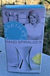 Martha Stewart Hand Spiralizer Thick & Thin Blades Vegetable Fruit Tool. Fixed Price $9.74.
