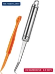 Orange Peeler Tools Stainless Steel Knife Serrated Edge Grapefruit Utensil. Fixed Price $12.79.