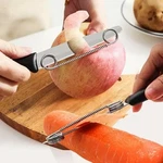 Swallow Tail Fruit Vegetable Carving Knife Triangle Blade Spring Stainless Steel. Fixed Price $9.09.