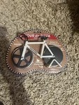 Bicycle Pizza Cutter Tour Dual Stainless Steel 3" Blades. Fixed Price $10.00.
