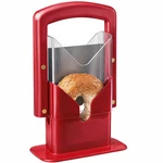 Bagel The Original Hoan Guillotine Universal Slicer, 9.25-INCH, Red. Fixed Price $25.99.