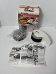 Vintage Emson Rolling Slicer And Meat Tenderizer With Attachment Blades. Fixed Price $12.95.
