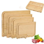4-PCS Bamboo Cutting Board Set With Innovative Stand Durable Double Sided W.... Fixed Price $61.99.