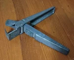 6.5" Vintage Aluminum Fortuna A. Ahner Austria Garlic Press Made Italy. Fixed Price $22.99.
