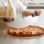 Mercer Culinary Millennia 20" Rocker Pizza Knife W/ Black Santoprene Handles. Fixed Price $39.39.