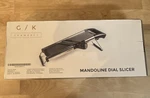 Gramercy Mandoline Dial Slicer Adjustable Manual Food Black Silver. Fixed Price $22.77.