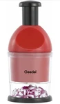 Geedel Food Chopper, Easy To Clean Manual Hand Vegetable Dicer, Dishwasher Safe. Fixed Price $25.00.