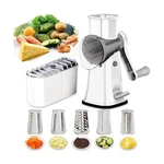 Rotary Cheese Grater Shredder 5-IN-1 Tumbling Box Mandoline Veg... Fast Usa Ship. Fixed Price $29.39.