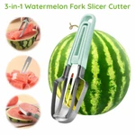 Watermelon Cutter Slicer Tool 3-IN-1 Fork Stainless Steel Popsicle Kitchen New. Fixed Price $9.99.