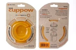 Cuppow Orange Wide Mason Canning Jar Drinking Lid. Fixed Price $11.49.