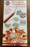 Norpro Cast Aluminum And Wood Rosette/timbale 7 Piece New. Fixed Price $18.00.
