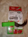Ez Slice Right Watermelon Cantaloupe Cake Knife Cutter New As Seen Tv. Fixed Price $7.79.
