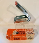 Vintage Kitchen Pride Brand French Fry Potato Cutter Original Box. Fixed Price $17.75.