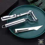 Stainless Steel Potato Fruit Carrot Vegetable Peeler Slicer Kitchen Tool Set. Fixed Price $8.23.