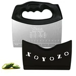 Bench Scraper Dough Cutter Salad Chopper With Cover And Large Stainless Steel.... Fixed Price $12.20.